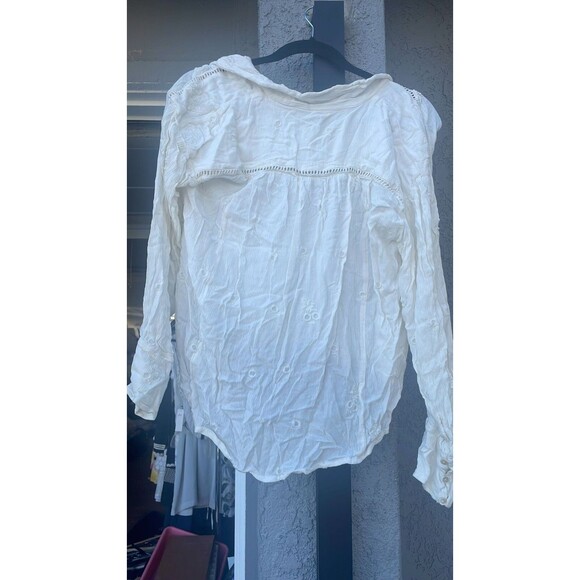 Free People Wishful Moments Embroidered Top S 6 - Picture 3 of 3